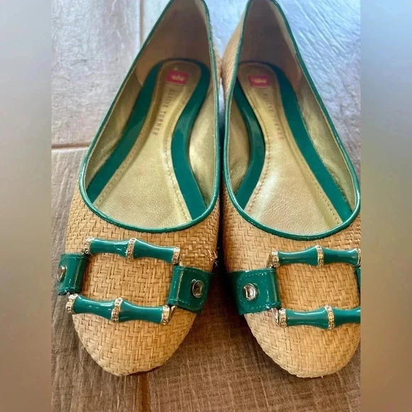 Elaine Turner Woven Flats - Picture 1 of 6